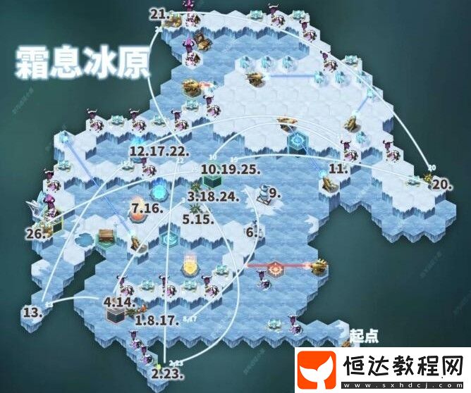 劍與遠征霜息冰原隱藏寶箱位置及通關(guān)技巧全攻略
