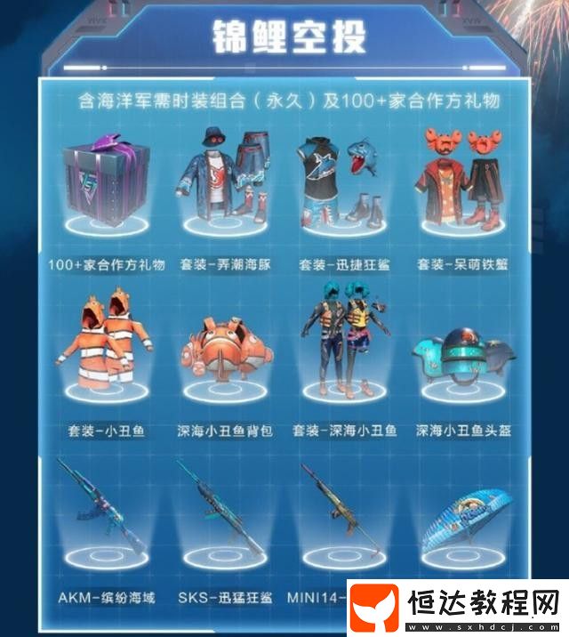和平精英召喚錦鯉空投活動：免費永久套裝與槍械皮膚等你拿