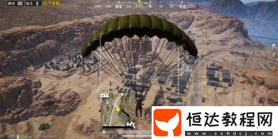 和平精英沙漠2.0最佳跳傘地點推薦：北部綠洲、西北廢墟城區(qū)及極速飛車賽道解析