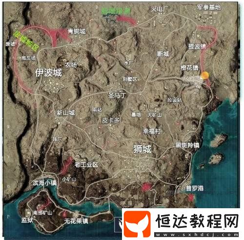 和平精英沙漠2.0最佳跳傘地點推薦：北部綠洲、西北廢墟城區(qū)及極速飛車賽道解析
