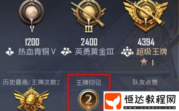 和平精英王牌印記作用及獲取方法詳解：SS7賽季新增功能全攻略