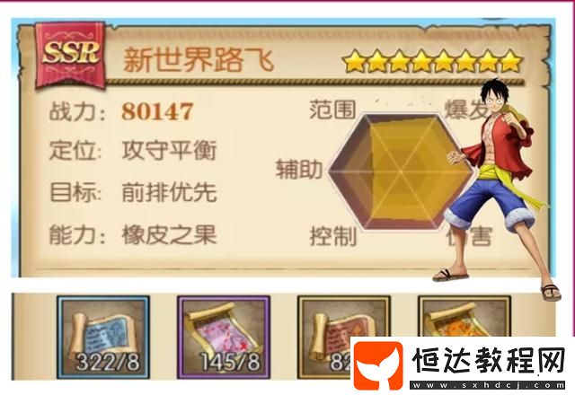 航海王燃燒意志新世界路飛技能加點(diǎn)全攻略：如何最大化SSR路飛的戰(zhàn)斗力