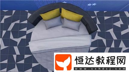 明日之后第二季幾何系列新家具全解析：圓形簡約床、幾何壁燈燈箱等新品一覽