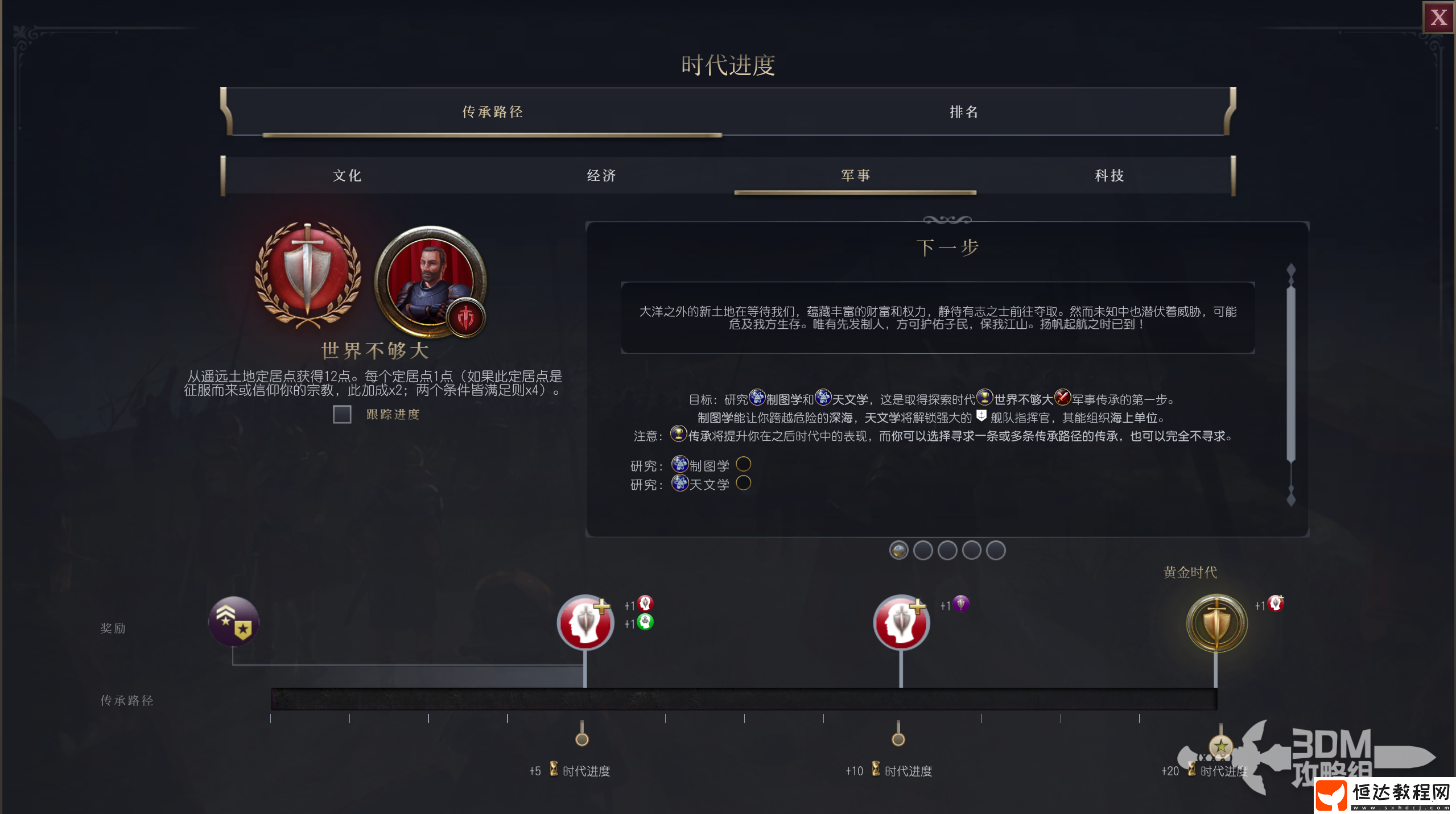文明7傳承之路軍事目標(biāo)介紹