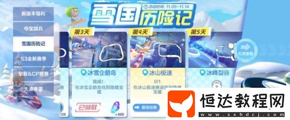 跑跑卡丁車手游冰山極速寶箱位置攻略：冰雪企鵝島隱藏寶藏獲取方法詳解