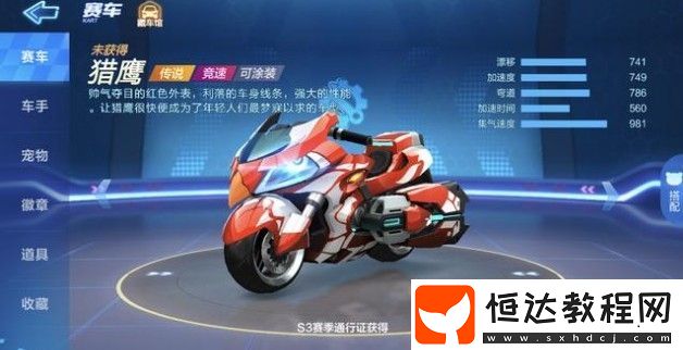 跑跑卡丁車手游獵鷹屬性強(qiáng)度分析：S3賽季新賽車值得入手嗎？