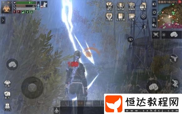 明日之后雷暴天氣應(yīng)對攻略：如何預(yù)防雷劈與治療感冒
