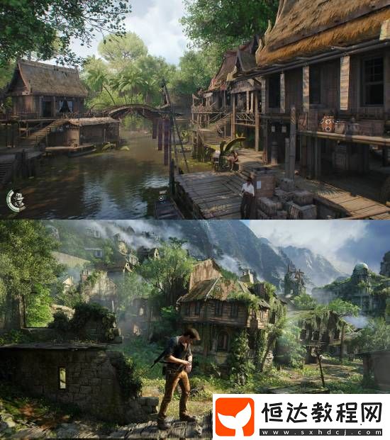 博主曬神海4對比奪寶奇兵
