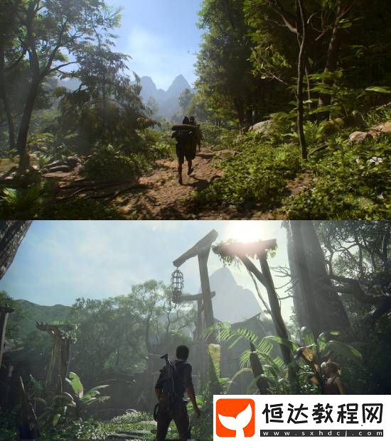 博主曬神海4對比奪寶奇兵