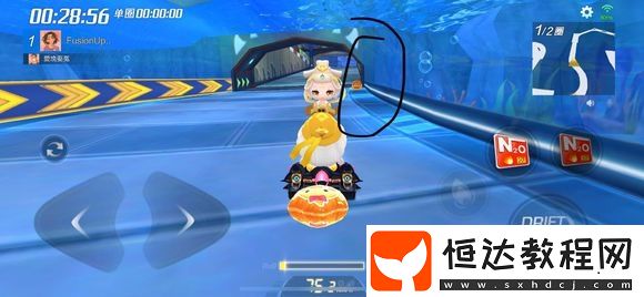 跑跑卡丁車手游海底通道寶藏任務(wù)攻略：迪拜富人區(qū)寶藏位置詳解