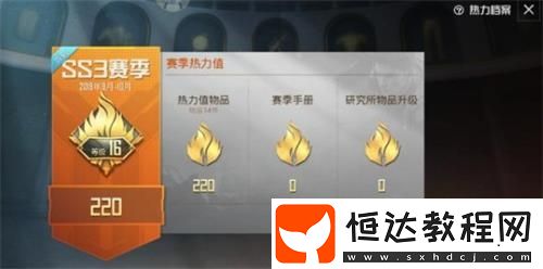 和平精英熱力值查看方法及作用詳解：如何快速提升熱力值等級(jí)