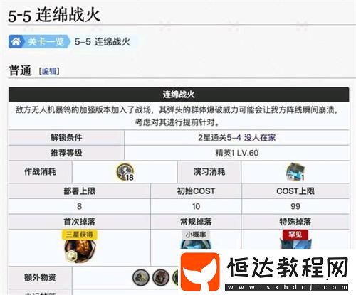 明日方舟第五章5-5連綿戰(zhàn)火通關(guān)攻略：如何有效應(yīng)對(duì)無人機(jī)暴鴿的群體爆破