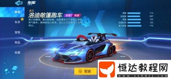 跑跑卡丁車手游洛迪敞篷跑車屬性詳解及購買建議