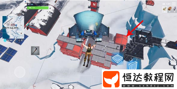 堡壘之夜第七賽季第二周隱藏任務(wù)攻略：嚴(yán)霜機場紅房子二樓戰(zhàn)旗獎勵位置詳解