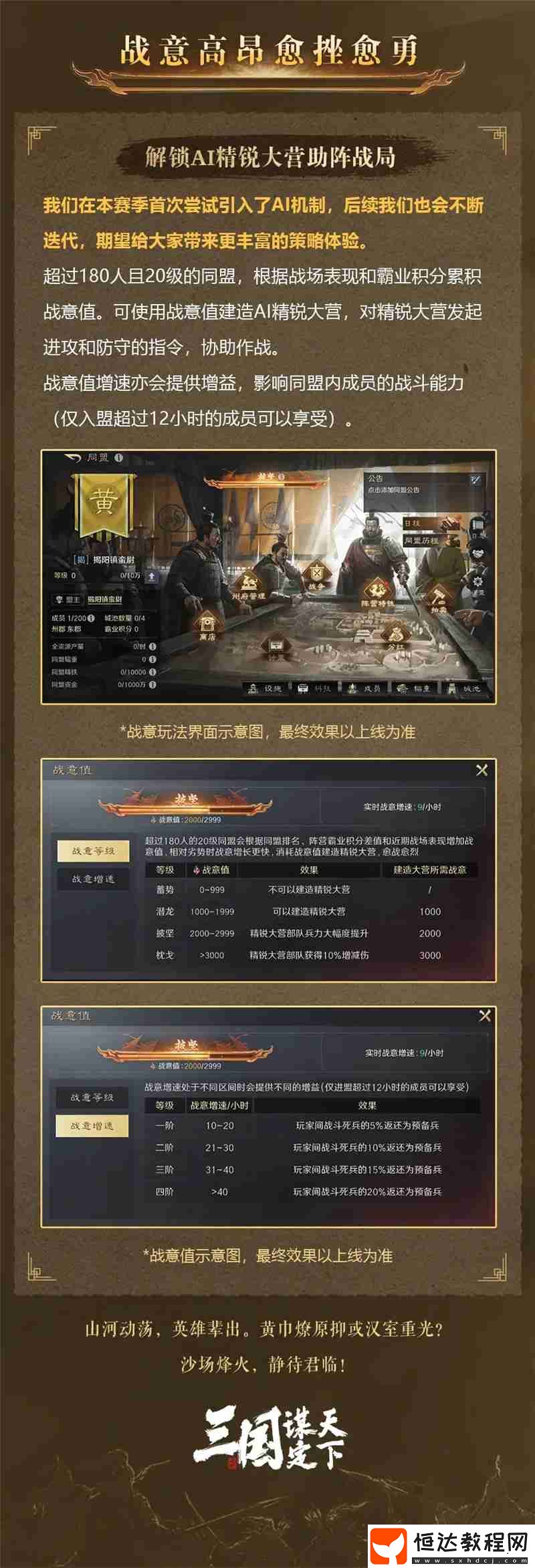 三國謀定天下問鼎賽季全新劇本「漢祚黃天」