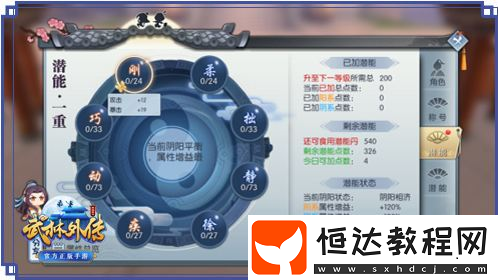 武林外傳手游全職業(yè)潛能加點(diǎn)攻略：剛?cè)崆勺緞屿o疾徐8方向詳解