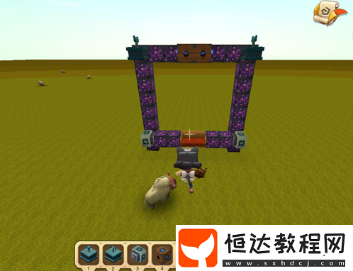 迷你世界雙人搖搖椅制作教程：豪華型轉(zhuǎn)軸方塊搖椅步驟詳解