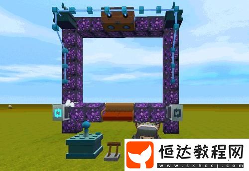 迷你世界雙人搖搖椅制作教程：豪華型轉(zhuǎn)軸方塊搖椅步驟詳解