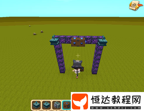 迷你世界雙人搖搖椅制作教程：豪華型轉(zhuǎn)軸方塊搖椅步驟詳解