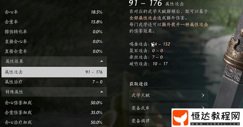 屬性詞綴選擇攻略