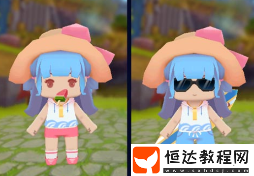 迷你世界夏日海濱沖浪皮膚女生版評測：清涼可愛裝扮搭配技巧