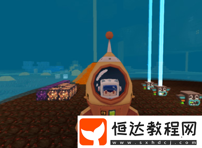 迷你世界探索宇宙版本：如何制作和使用火箭前往萌眼星