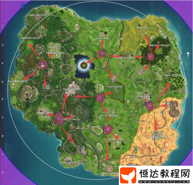 堡壘之夜第六賽季FB地區(qū)打法攻略：位置、資源等要點(diǎn)
