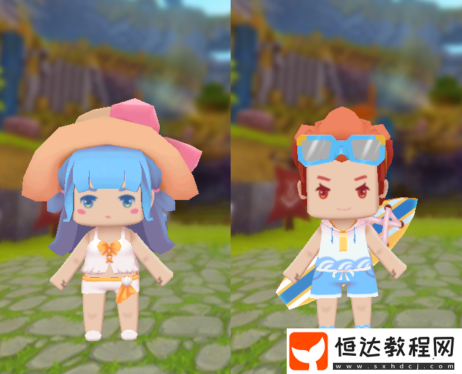 迷你世界夏日裝扮一覽：海濱度假風(fēng)情裝扮上線，男女款式全解析