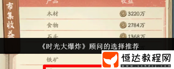 時(shí)光大爆炸顧問的選擇推薦
