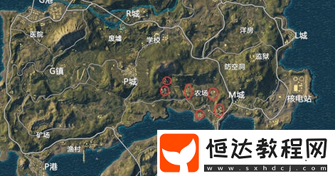 絕地求生刺激戰(zhàn)場海島野區(qū)最佳降落位置及資源分布詳解