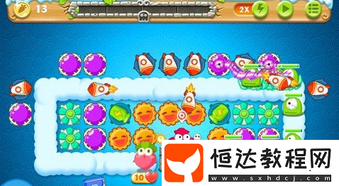 保衛(wèi)蘿卜2第55關(guān)通關(guān)攻略