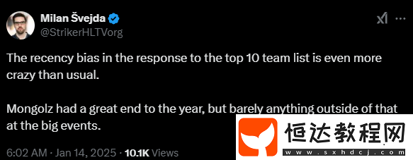 HLTV主編談年度TOP10戰(zhàn)隊排名爭議