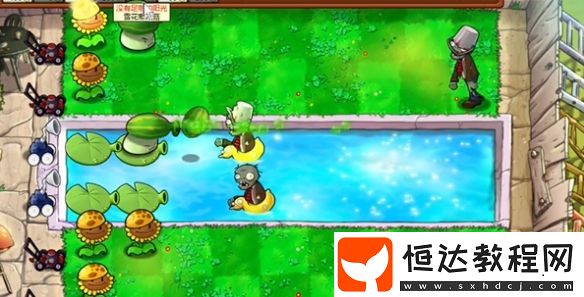 植物大戰(zhàn)僵尸雜交版泳池防守第1關攻略