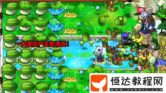 植物大戰(zhàn)僵尸雜交版泳池防守第6關(guān)攻略
