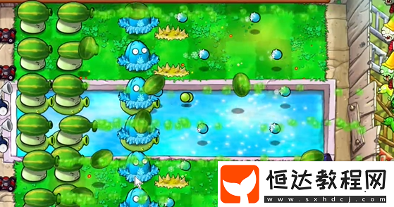 植物大戰(zhàn)僵尸雜交版泳池防守第6關(guān)攻略