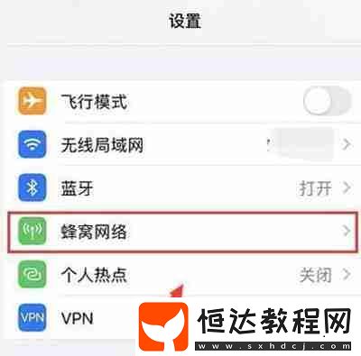 iphone13怎么開啟5g網(wǎng)絡(luò)