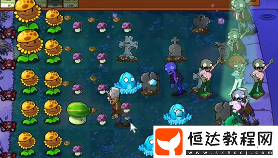 植物大戰(zhàn)僵尸雜交版前院告急第9關攻略