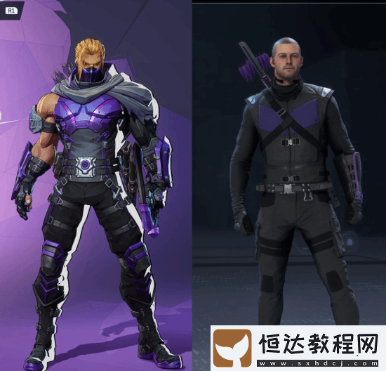 漫威爭鋒與漫威復(fù)仇者聯(lián)盟建模對比