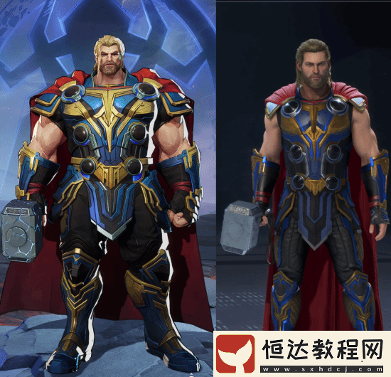 漫威爭鋒與漫威復(fù)仇者聯(lián)盟建模對比
