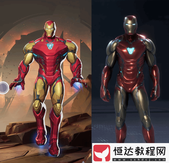 漫威爭鋒與漫威復(fù)仇者聯(lián)盟建模對比